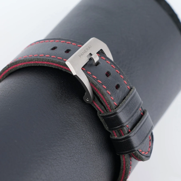 Nautilus Black Vachetta Veg Leather Strap for PAM Watches