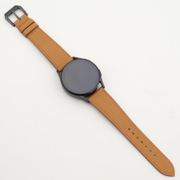 Golden Epsom Leather Samsung Watch Band