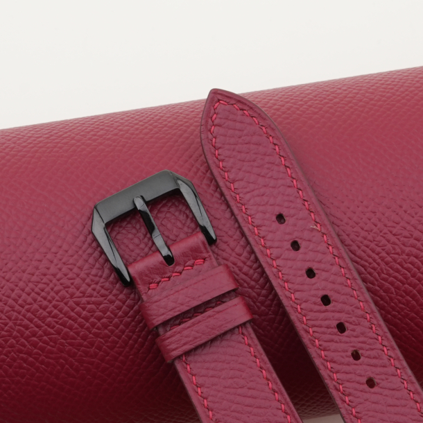 Red Epsom Leather Samsung Watch Band