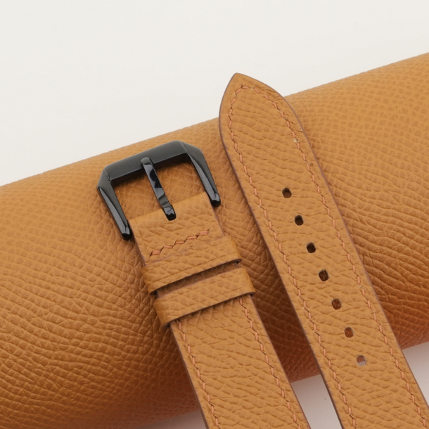 Golden Epsom Leather Samsung Watch Band