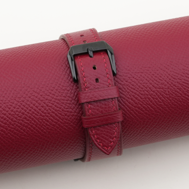 Red Epsom Leather Samsung Watch Band
