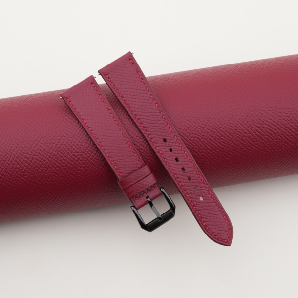 Red Epsom Leather Samsung Watch Band