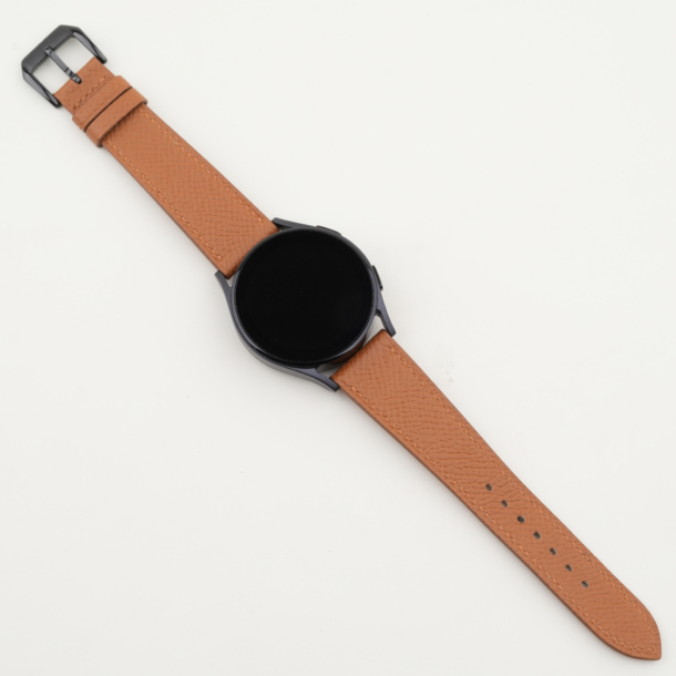 Brown Epsom Leather Samsung Watch Band