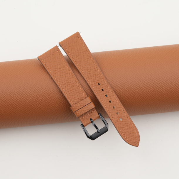 Brown Epsom Leather Samsung Watch Band