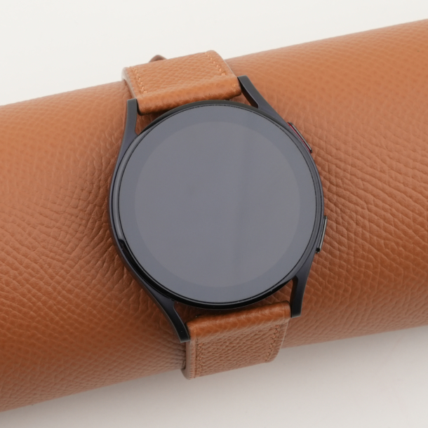 Brown Epsom Leather Samsung Watch Band