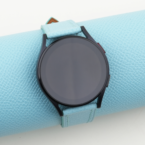 Turquoise Epsom Leather Samsung Watch Band