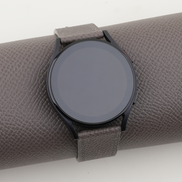 Grey Epsom Leather Samsung Watch Band