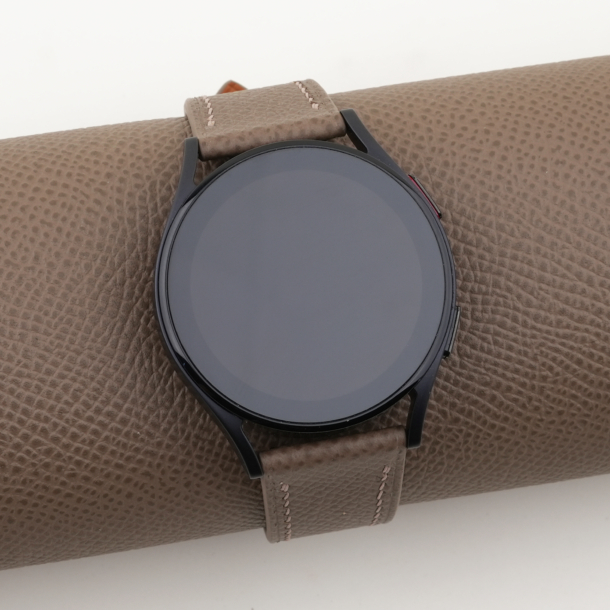 Taupe Epsom Leather Samsung Watch Band