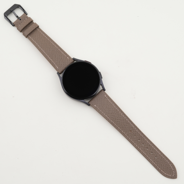 Taupe Epsom Leather Samsung Watch Band