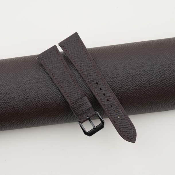 Dark Brown Epsom Leather Samsung Watch Band