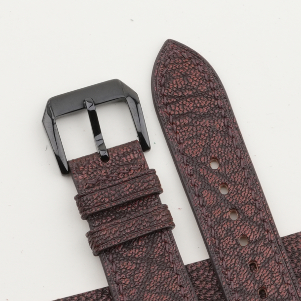 Alran Fat Nat Chevre Goat Brown Leather Samsung Watch Band
