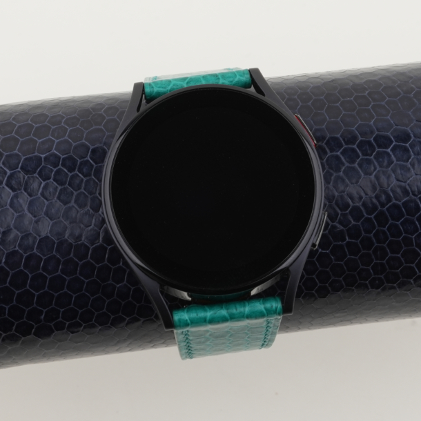 Green Snake Sea Leather Samsung Watch Band