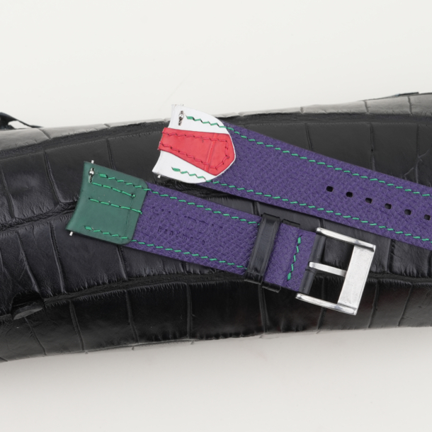 Chaykin Black Alligator Leather Watch Strap