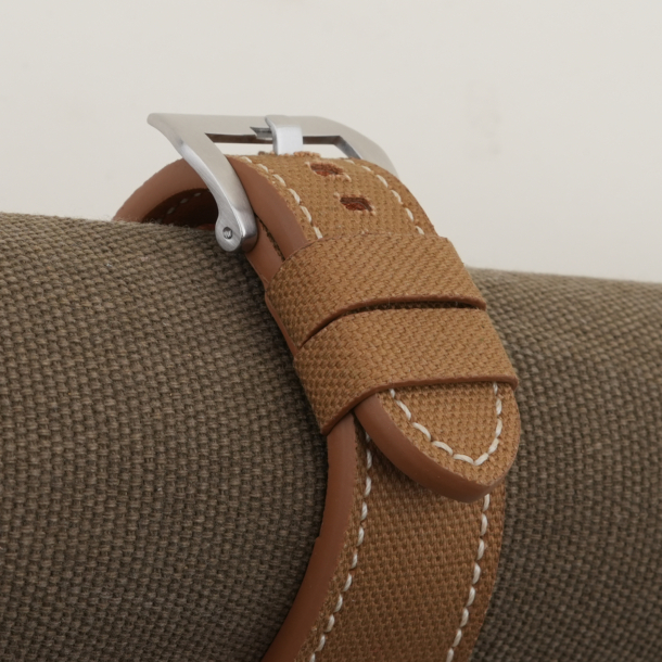 Light Brown Canvas Strap for PAM Watch