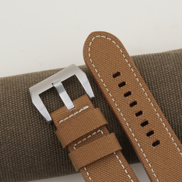Light Brown Canvas Strap for PAM Watch