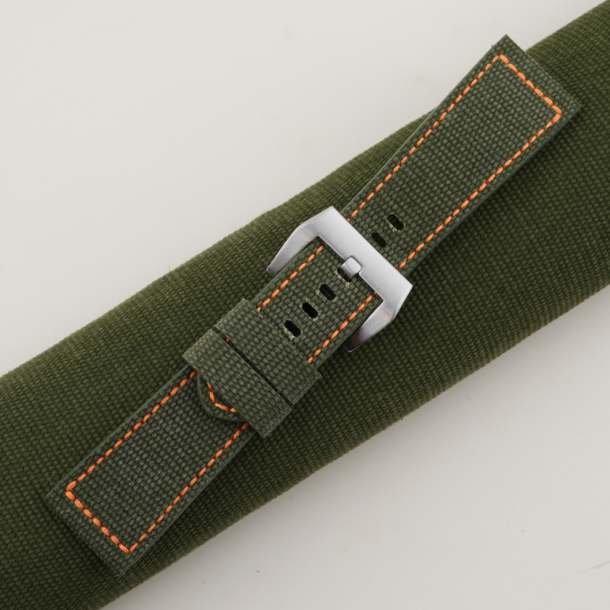Olive Canvas Strap for PAM Watch