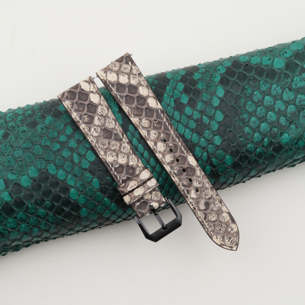 White Python Leather Samsung Watch Band
