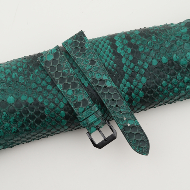 Green Python Leather Samsung Watch Band