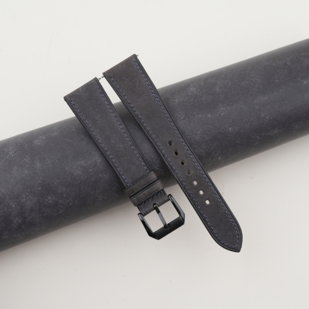 Black Maya Leather Samsung Watch Band