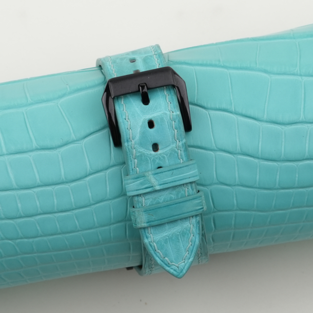 Turquoise Alligator Leather Samsung Watch Band