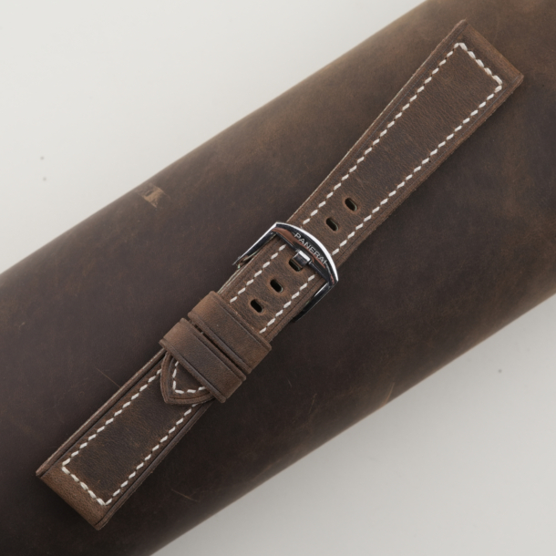 Rustic Crazy Horse Leather Strap for PAM Watch