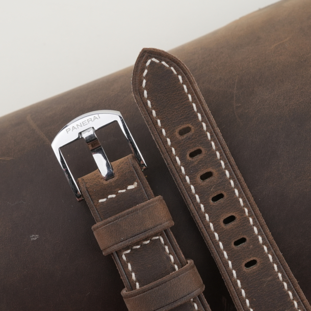 Rustic Crazy Horse Leather Strap for PAM Watch