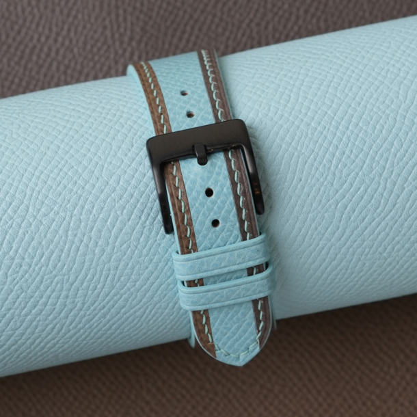 Triple Color Turquoise Leather Watch Strap