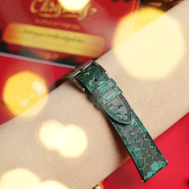 Christmas Gift Ideas Green Python watch strap