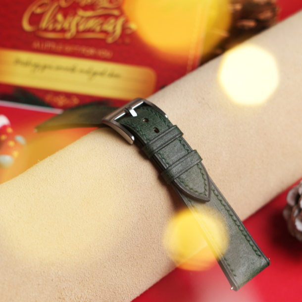 Christmas Gift Ideas Dark Green Babele watch strap