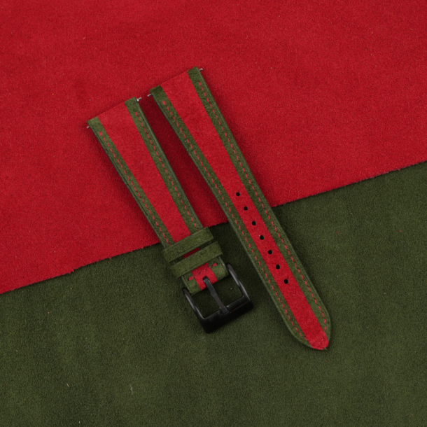 Christmas Gift Ideas Pine Tree Suede Watch Strap (2)