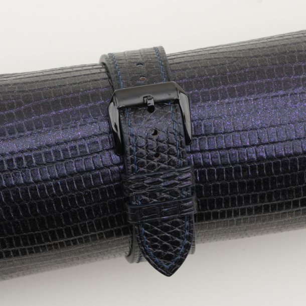 Purple Lizard Leather Samsung Watch Band