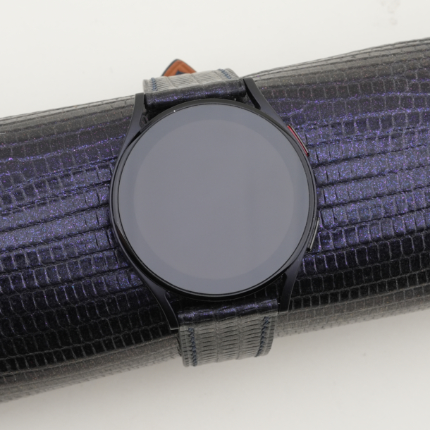 Purple Lizard Leather Samsung Watch Band