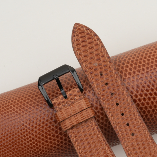 Brown Lizard Leather Samsung Watch Band