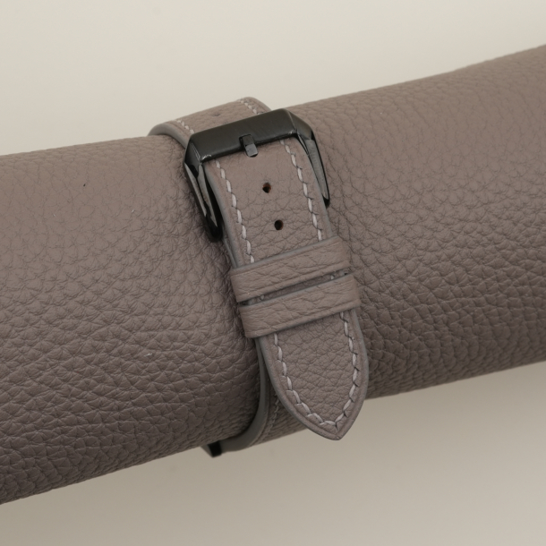 Dark Grey Togo Leather Samsung Watch Band