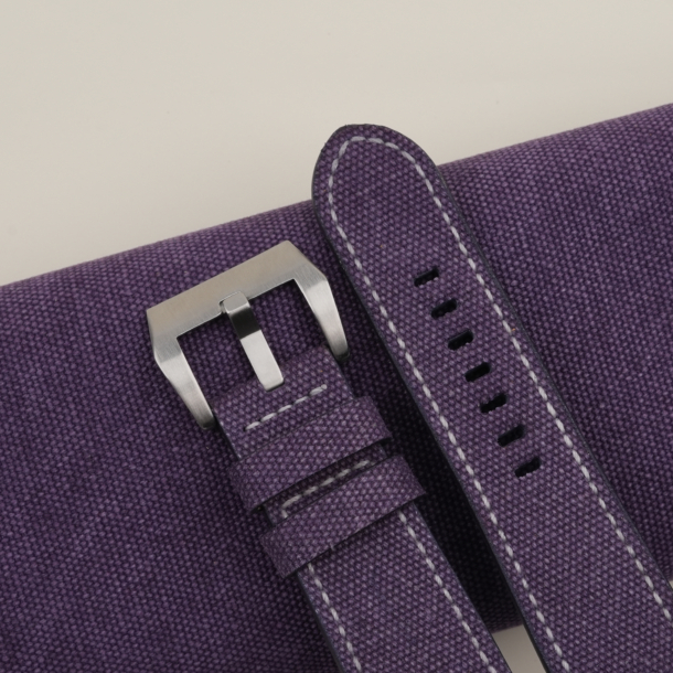 Purple Canvas Strap for PAM Watch
