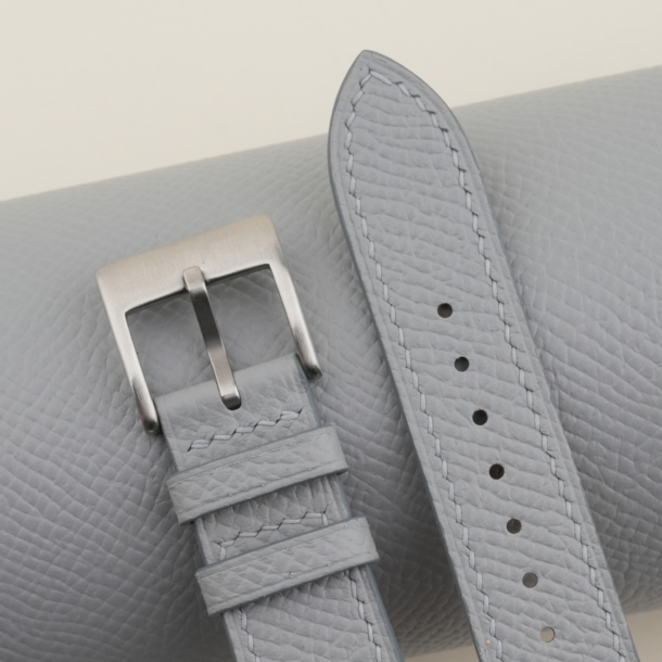 Light Grey Epsom Leather Watch Strap
