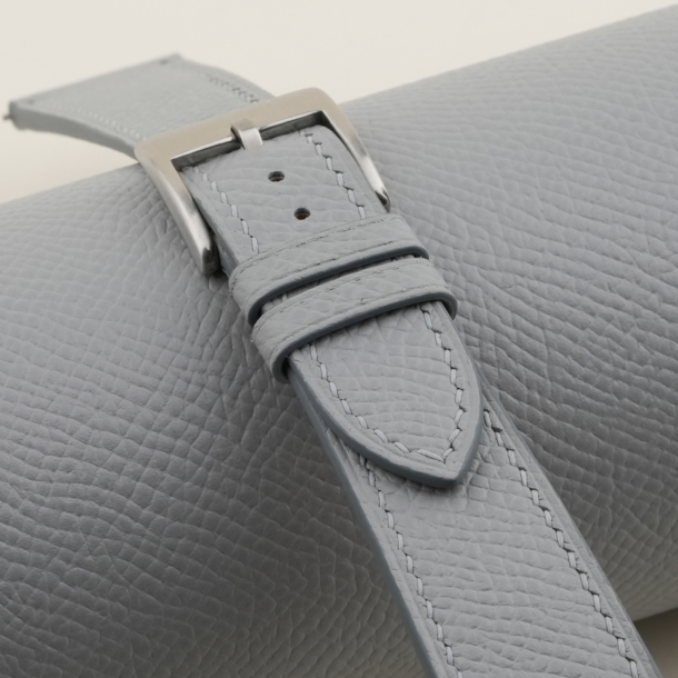 Light Grey Epsom Leather Watch Strap