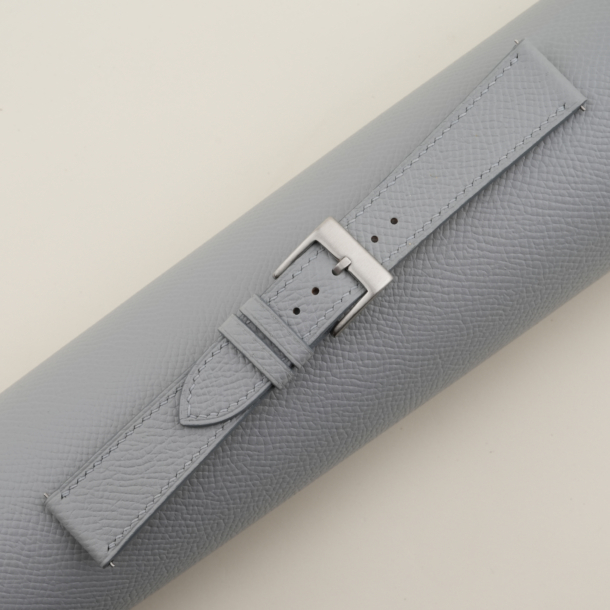 Light Grey Epsom Leather Watch Strap