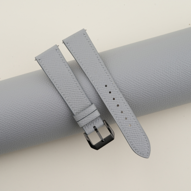 Light Grey Epsom Leather Samsung Watch Band