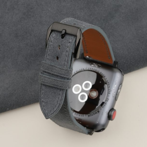 Stone Grey Suede Leather Apple Watch Band 3 Stone Grey Suede Leather Apple Watch Band