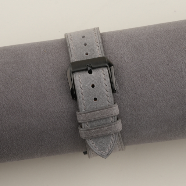 Grey Nubuck Leather Samsung Watch Band