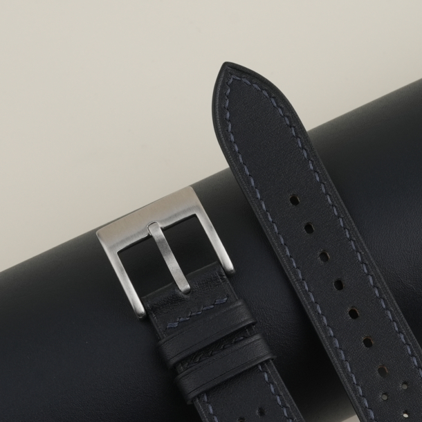 Rally Midnight Blue Swift Leather Strap for Baltic Watch