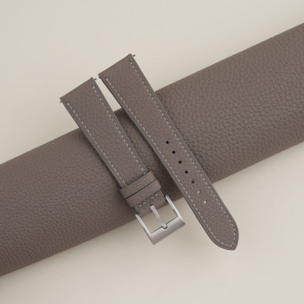 Dark Grey Togo Leather Strap for Baltic Watch