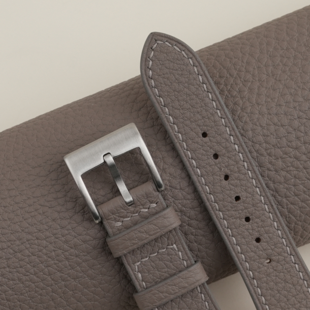 Dark Grey Togo Leather Strap for Baltic Watch