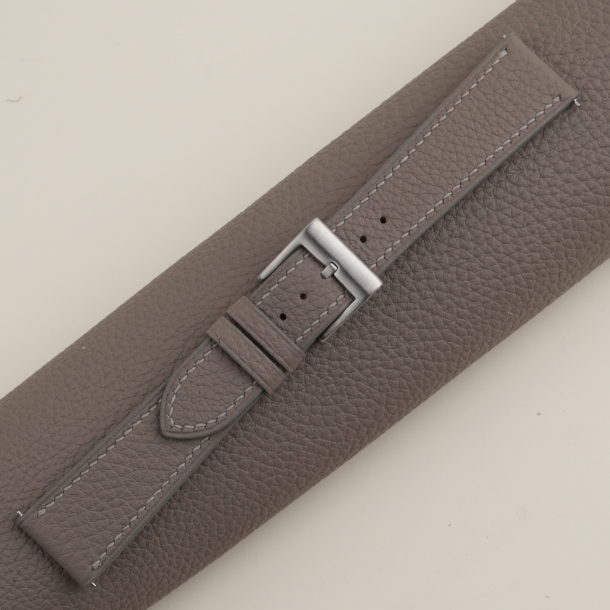 Dark Grey Togo Leather Strap for Baltic Watch