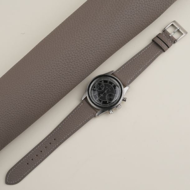 Dark Grey Togo Leather Strap for Baltic Watch