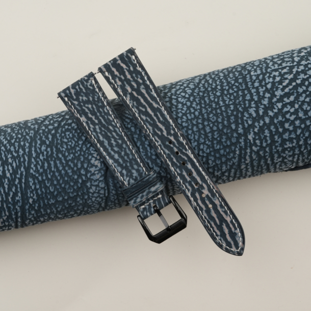 Jean Blue Shark Leather Samsung Watch Band