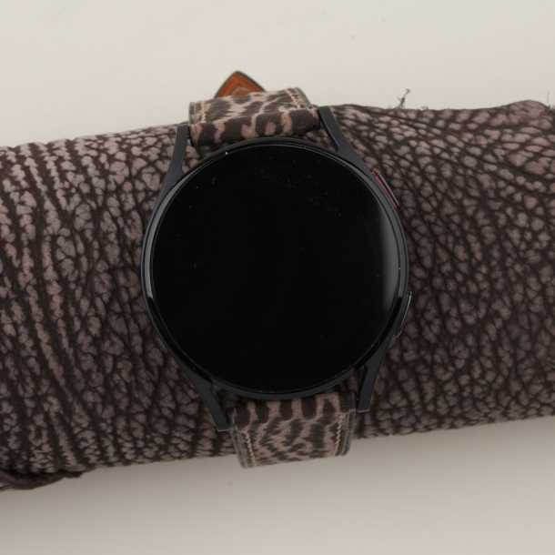 Brown Shark Leather Samsung Watch Band