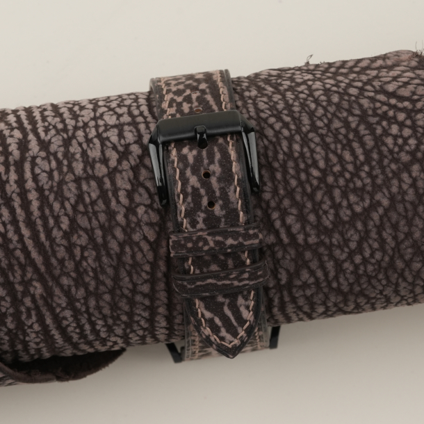 Brown Shark Leather Samsung Watch Band