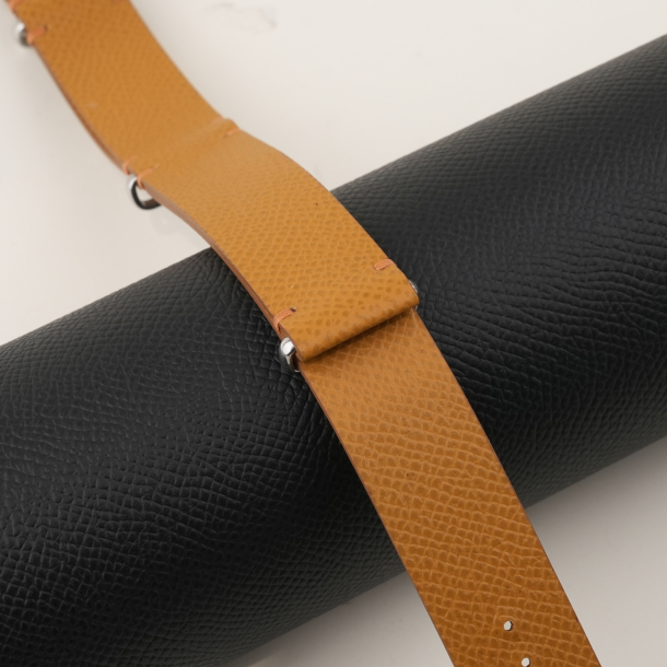 NATO Sesame Epsom Lining Sesame Epsom Leather Watch Strap